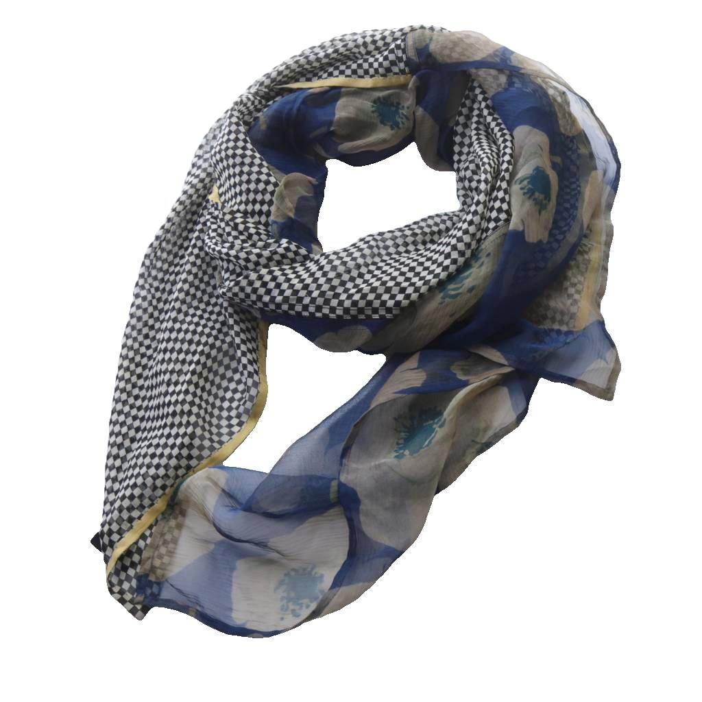 VAN DRIES NOTEN 大判ストール コットンシルク NOTENのオリエンタル柄