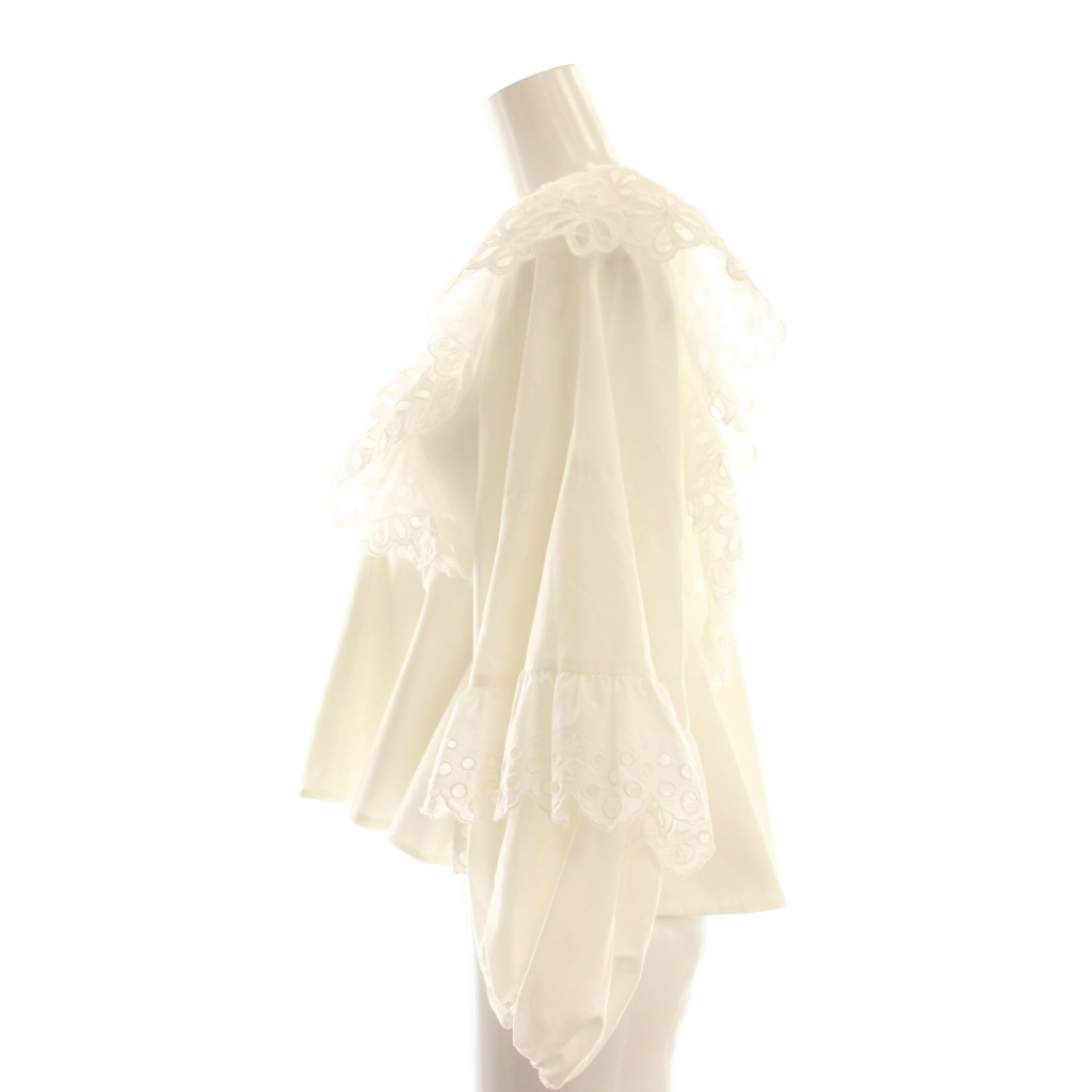 ヨリ yori シロコン shirocon マーガレットブラウス 長袖 プルオーバー  