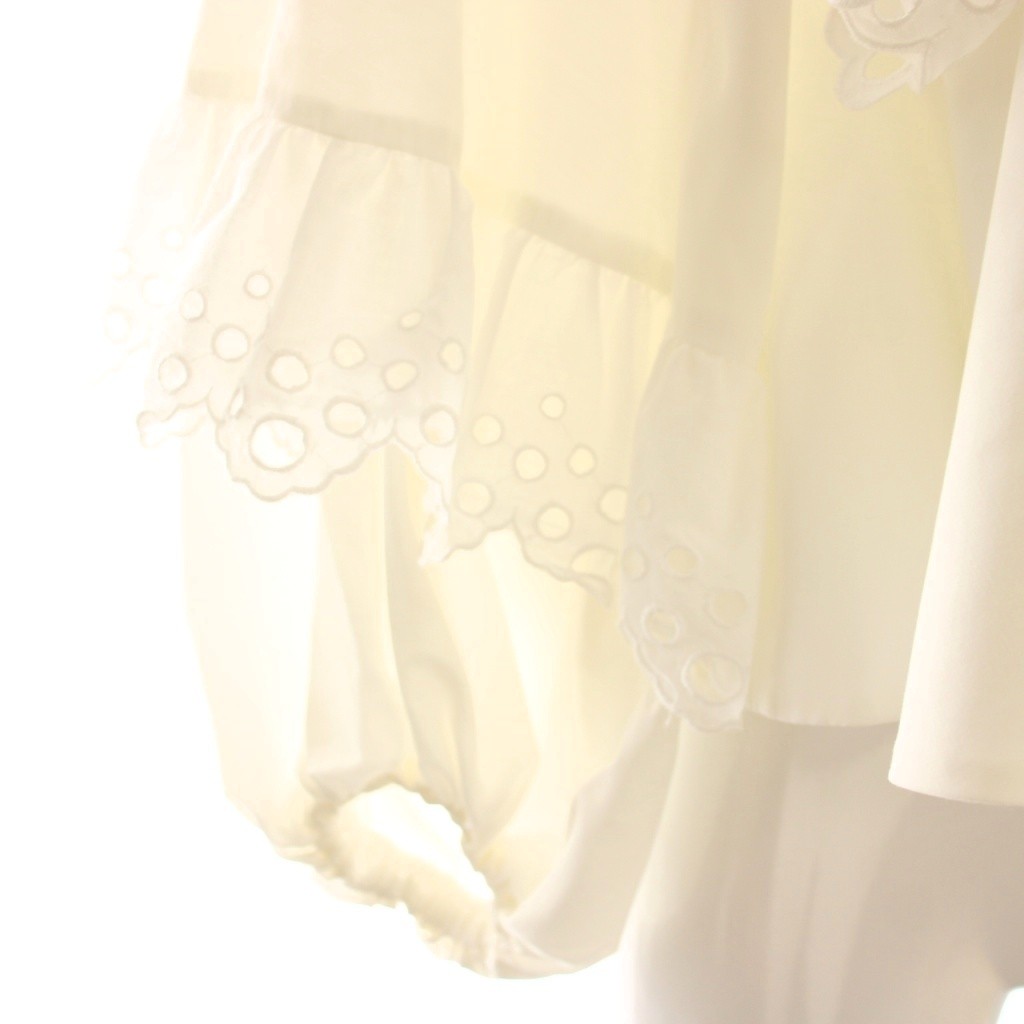 ヨリ yori シロコン shirocon マーガレットブラウス 長袖 プルオーバー  