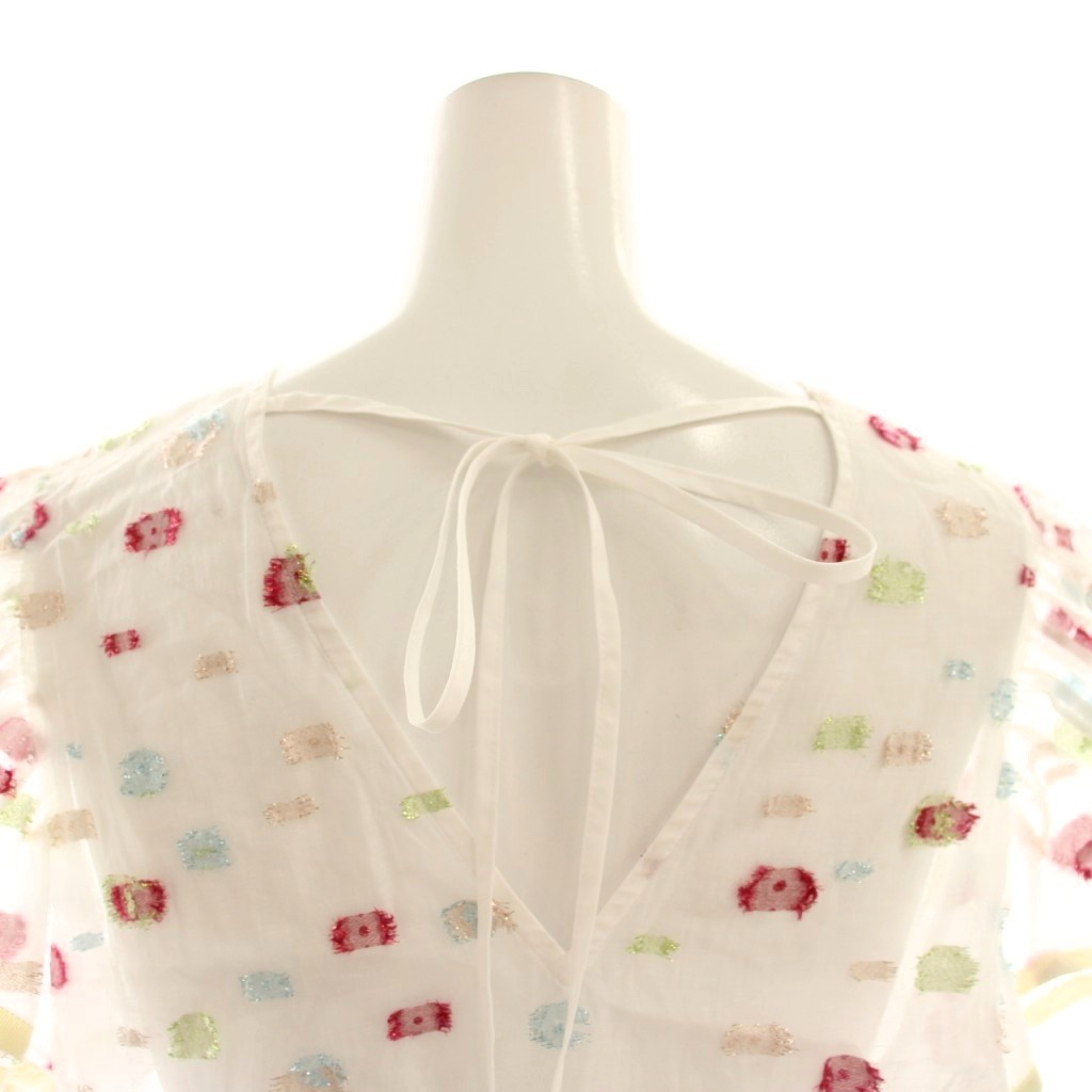 ヨリ yori シロコン shirocon 24SS ラメキャンディカラーブラウス  