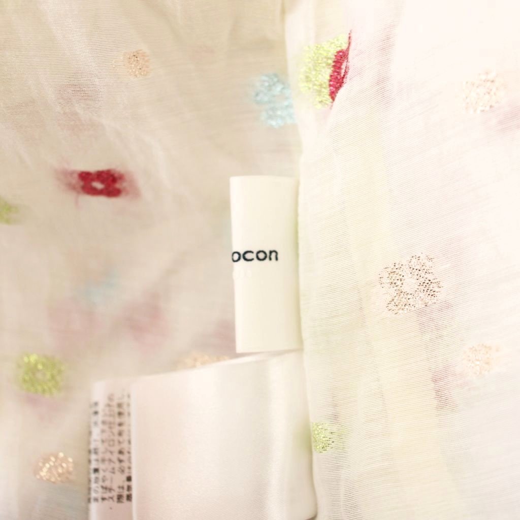 ヨリ yori シロコン shirocon 24SS ラメキャンディカラーブラウス  