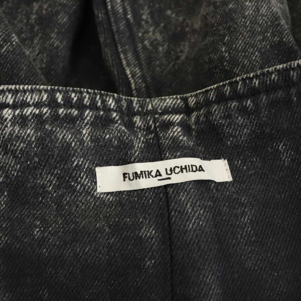 フミカ ウチダ FUMIKA_UCHIDA コルセットデニムパンツ テーパード 36  