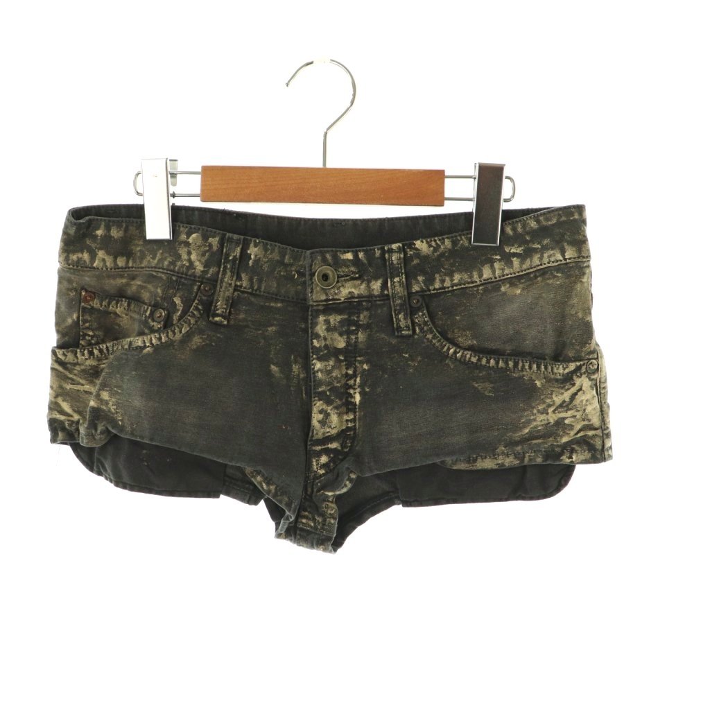 L.G.B ルグランブルー　デニムホットパンツ　26インチ ルグランブルー L.G.B 4545C HOT PT 加工デニムショートパンツ ホット