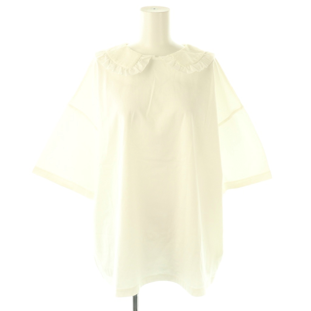 新品 yori フロッキードットカラー カットソー 2025年最新】フロッキー