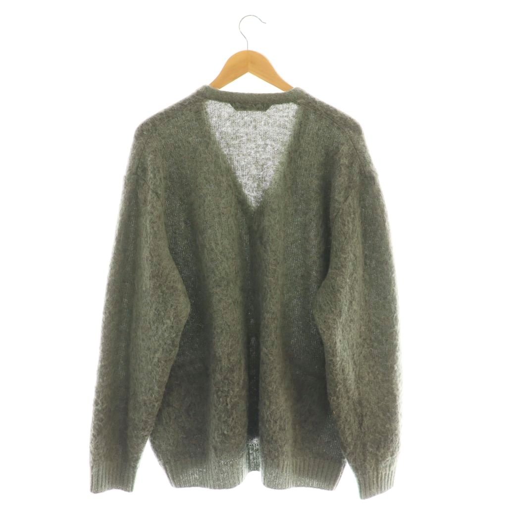 オーベルジュ AUBERGE KURT アルパカニットカーディガン 44 グリーン