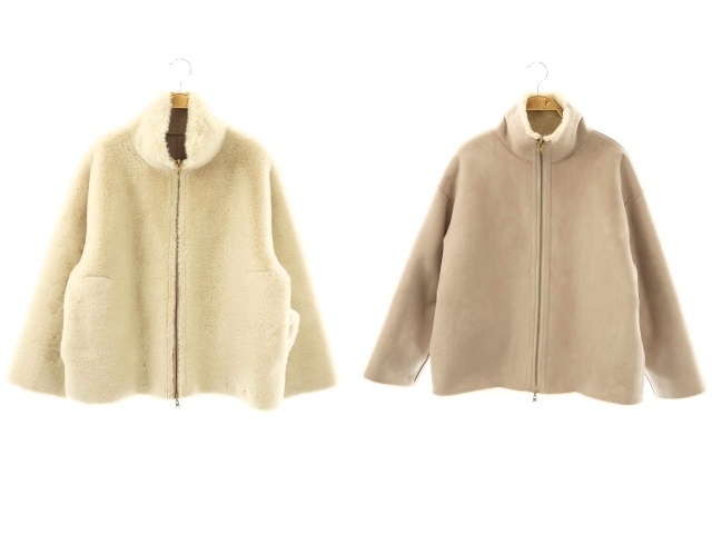 イエナ IENA リバーシブル フェイクファーブルゾン ジャケット ジップ