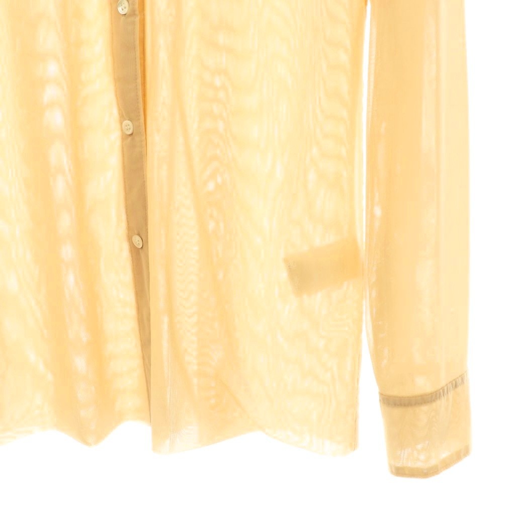 クラネ CLANE 25SS LAYERED SHEER SHIRTS シャツ ブラウス 長袖 前開き  