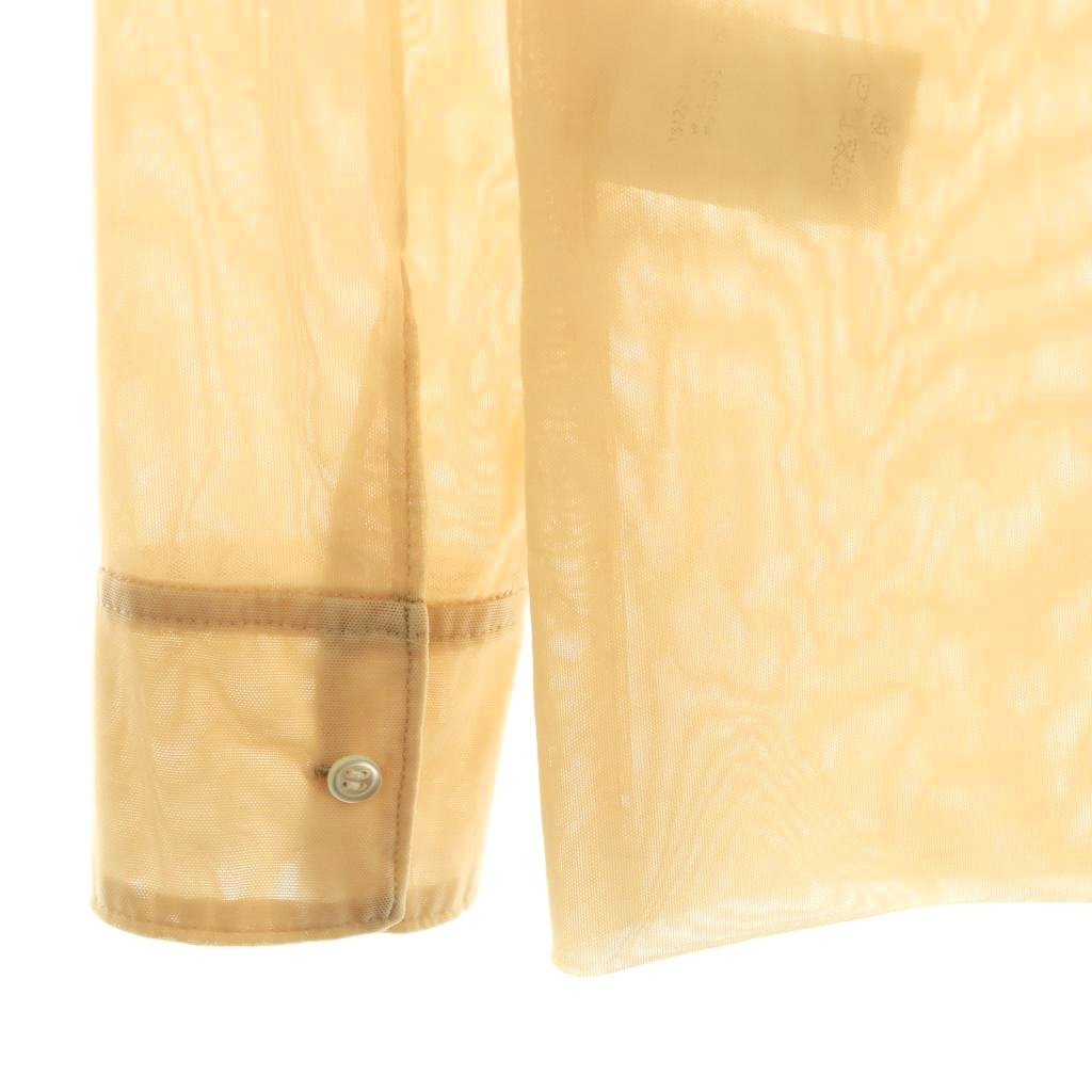 クラネ CLANE 25SS LAYERED SHEER SHIRTS シャツ ブラウス 長袖 前開き  