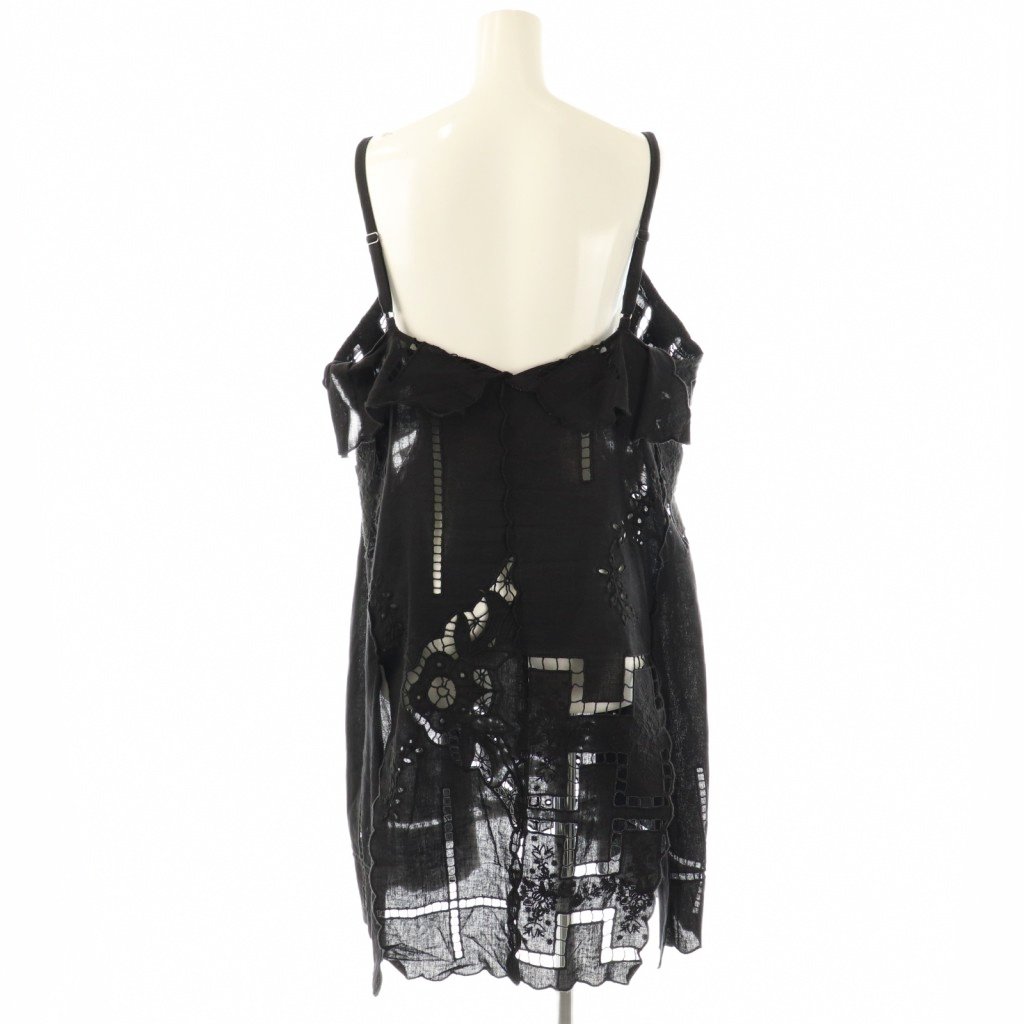 カレンソロジー Curensology 25AW カットワーククロスブラウス 刺繍 F