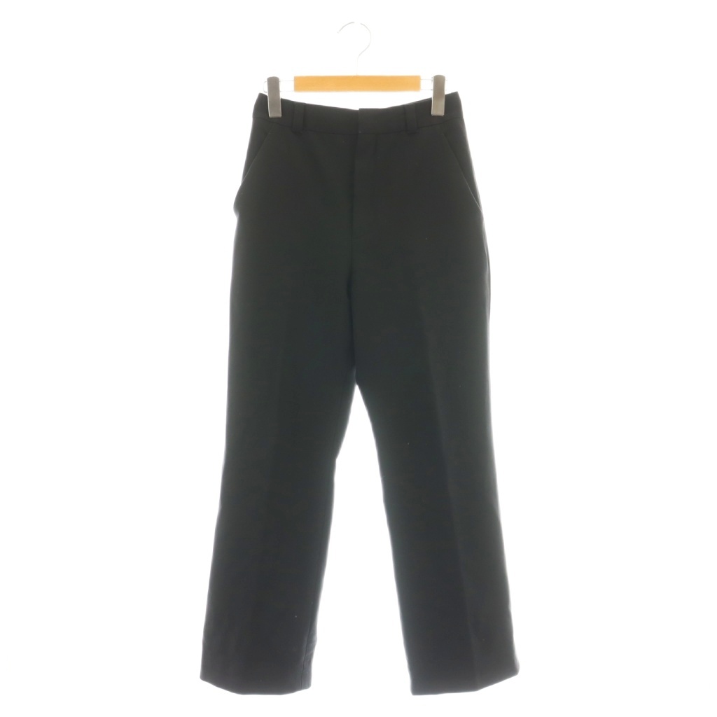 【中古】ミュウミュウ miumiu グラン ドゥ プードル パンツ スラックス 36 ブラック MP1697 レディース ミュウミュウ miumiu グラン ドゥ プードル パンツ スラックス 36