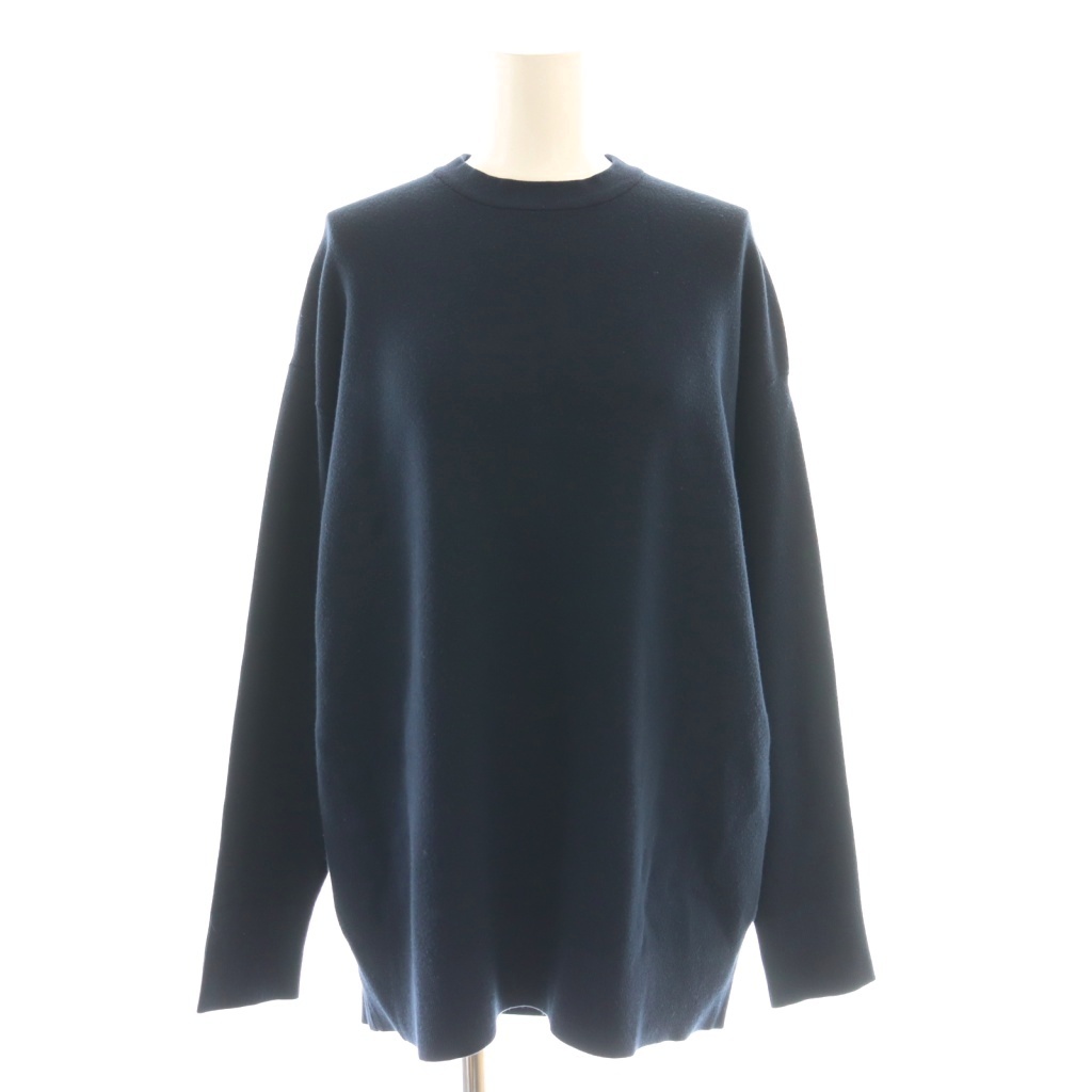 【中古】フォルフォルモ FOR FORMO クルーネックニットプルオーバー セーター 2 紺 /CX ■OS レディース フォルフォルモ FOR FORMO クルーネックニットプルオーバー セーター 2