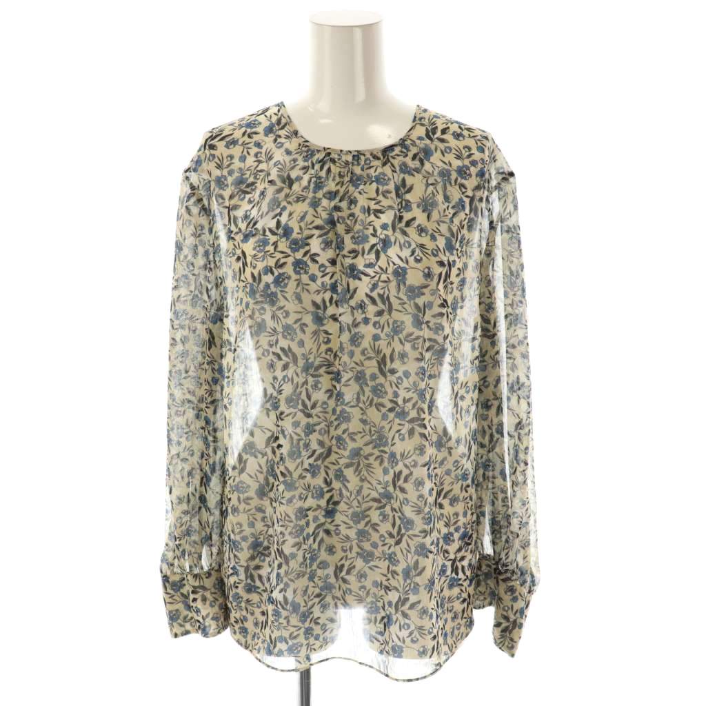 セオリーリュクス theory luxe 25AW INKED FLORAL PRT FINDA BLOUSE 