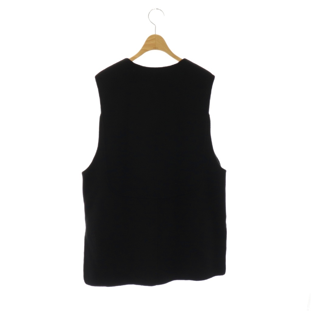 machattリバーウールベスト ブラック MACHATT /リバーウールベスト