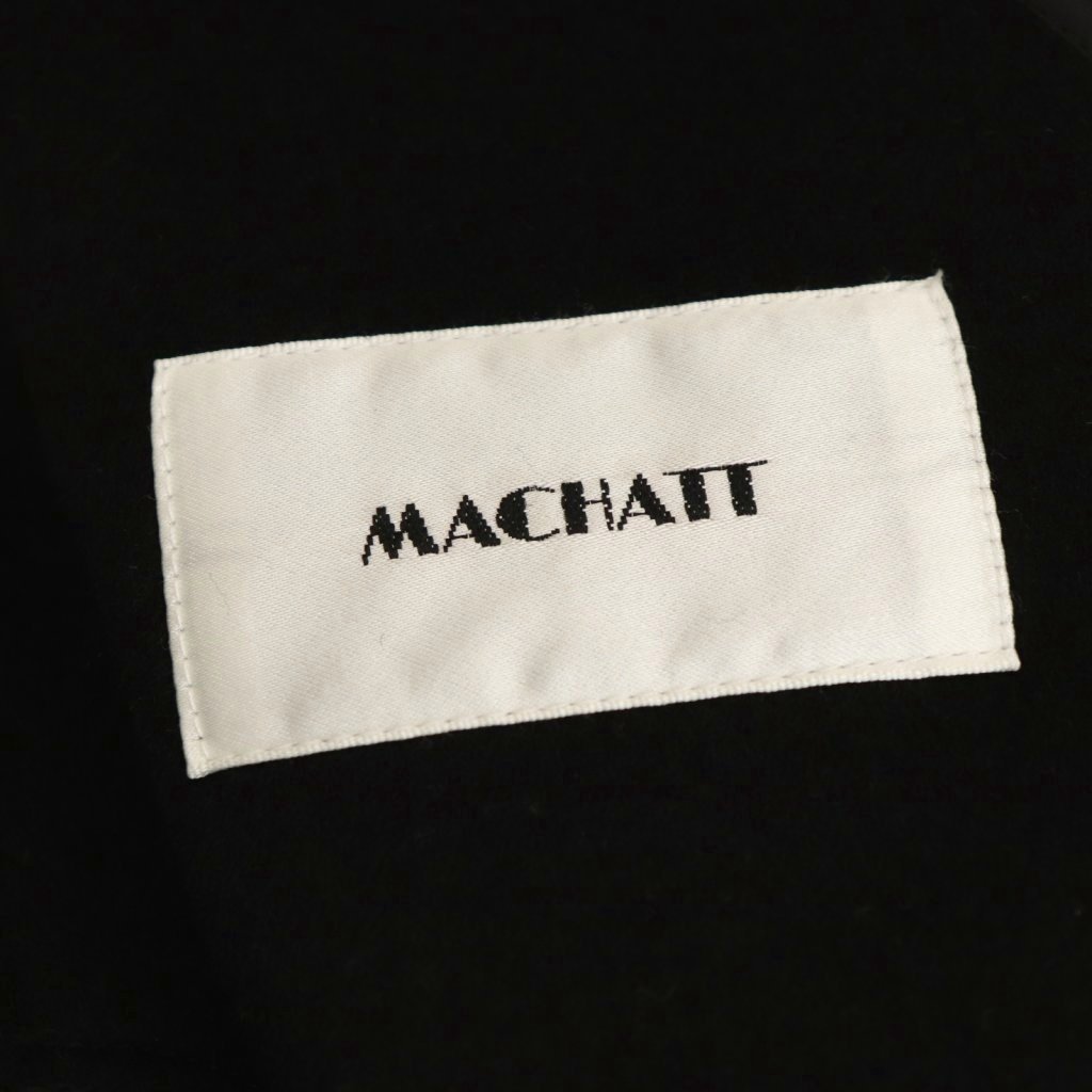 MACHATT マチャット リバーウールベスト（黒） マチャット リバー