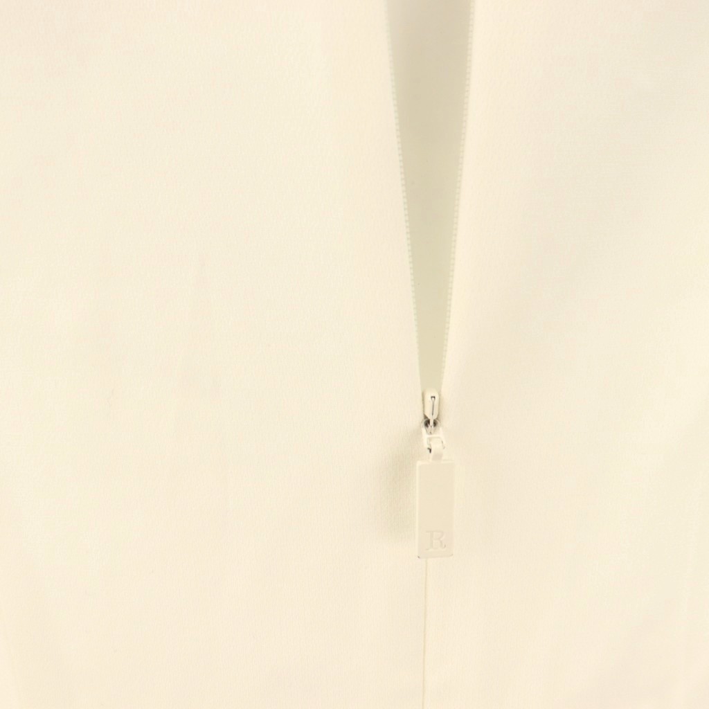 ルネ Rene 25年 リボン チュニックブラウス プルオーバー 36 ホワイト