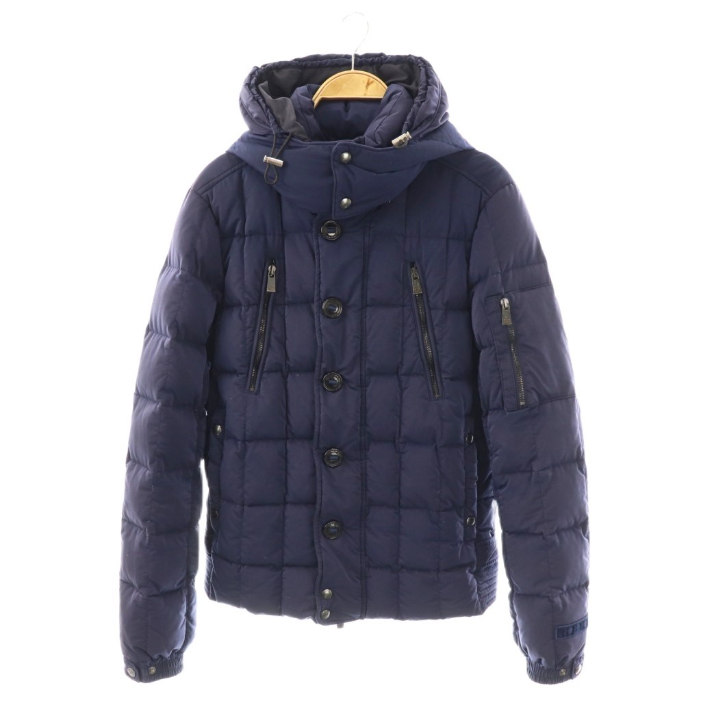 週末限定価格TATRAS ネイビー ダウンジャケット フード付き TATRAS タトラス ダウンジャケット メンズ カシマーゾ CASSIMASO 襟