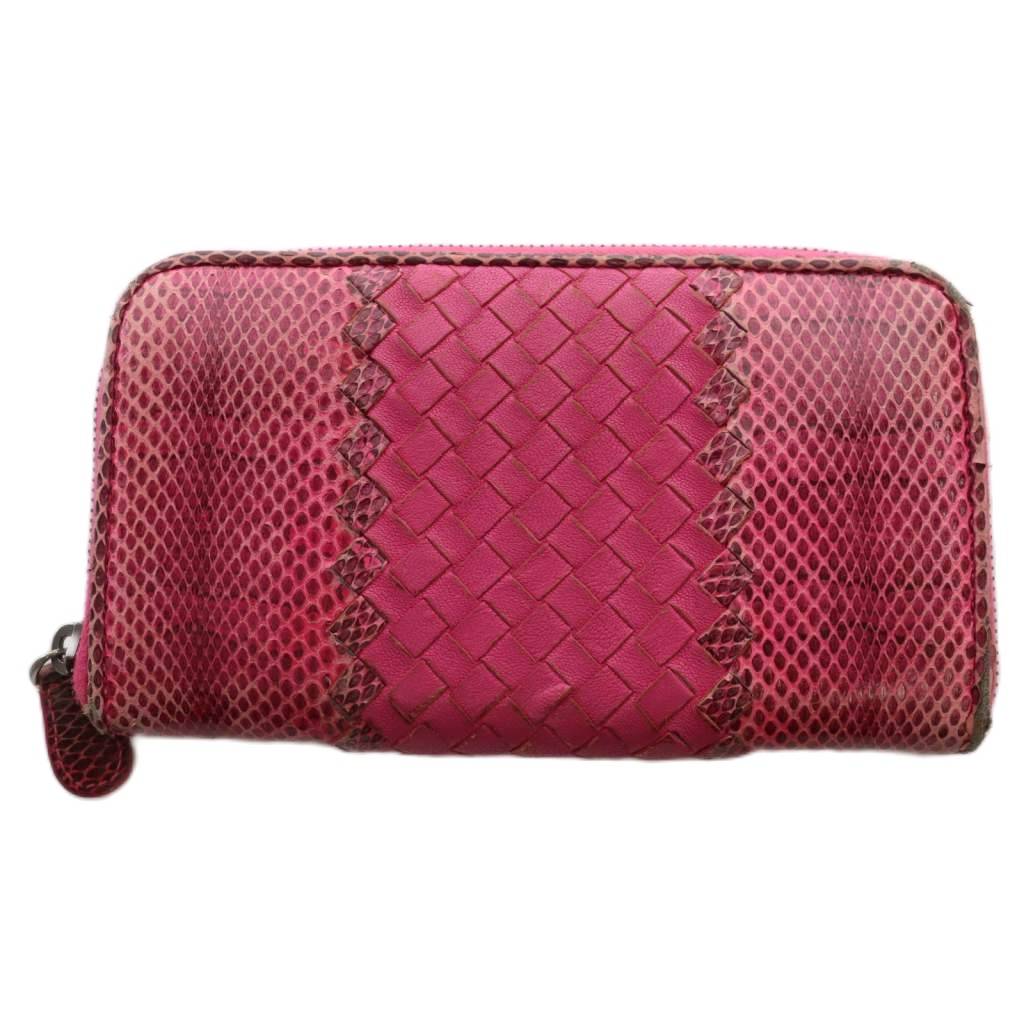 ボッテガヴェネタ 長財布 BOTTEGA VENETA 財布 ピンク ボッテガ
