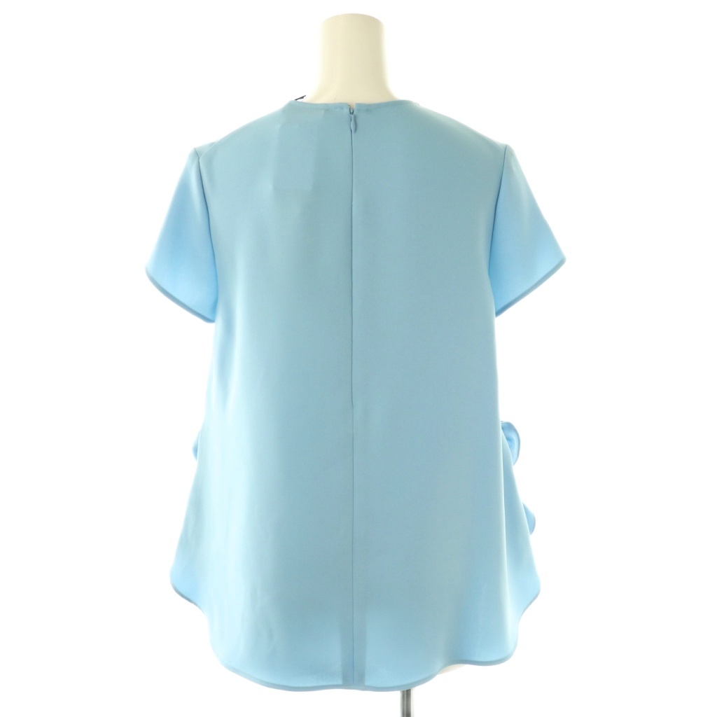 ヨーコチャンハーフスリーブ パフスリーブ フリルトリムブラウス ハーフスリーブ フロントフリル ブラウス ピンク ヨーコチャン – RECLO