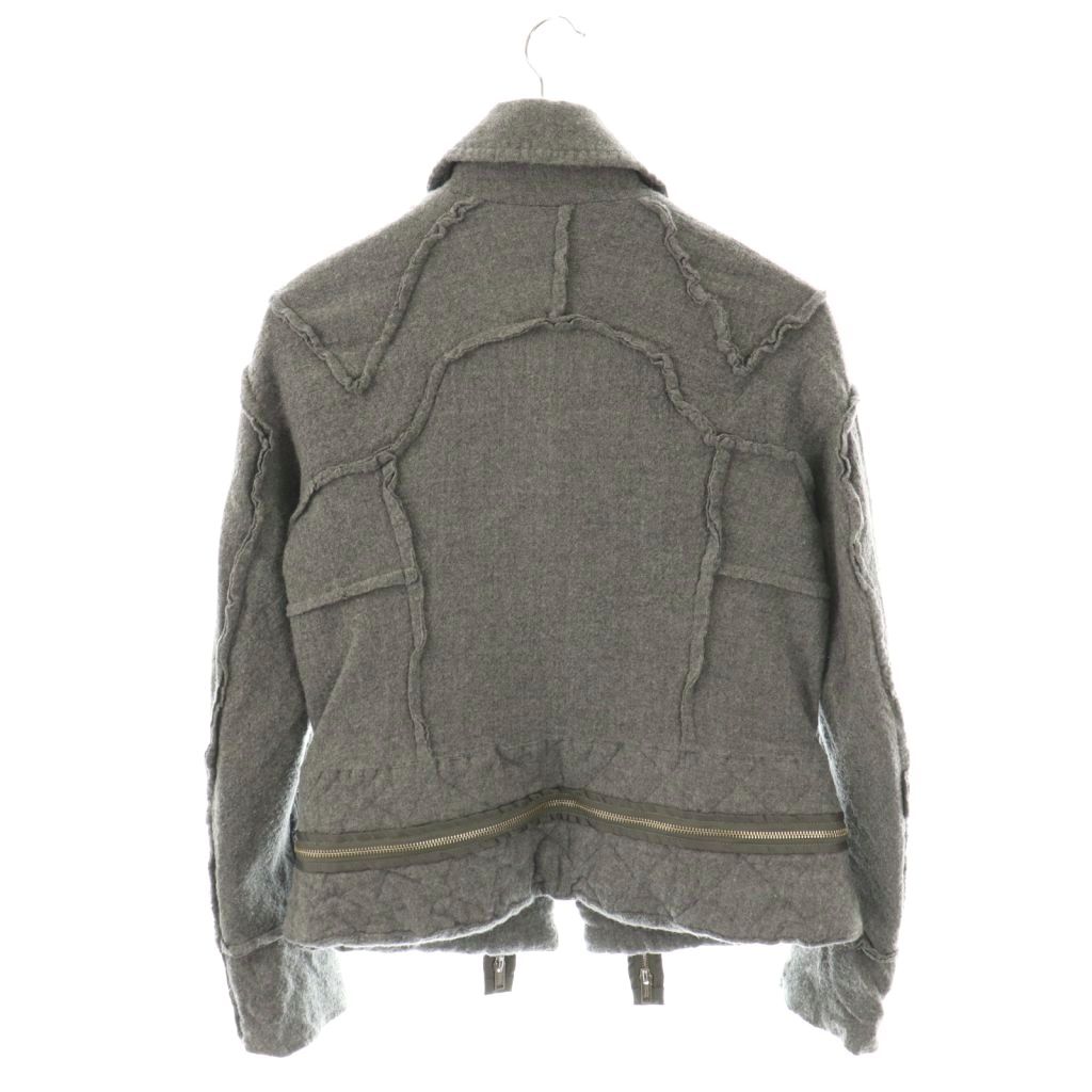 アンダーカバー UNDERCOVER ウール ライダースジャケット ブルゾン 2