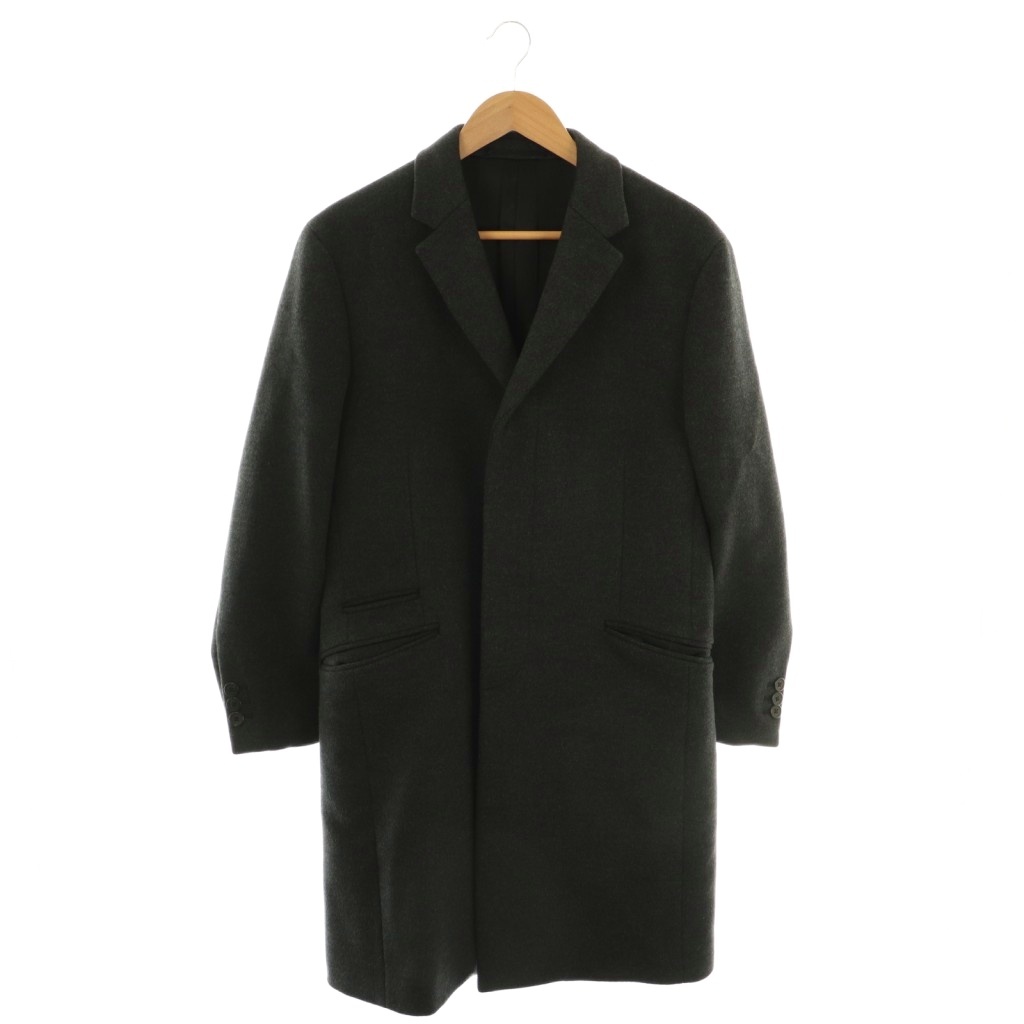 プラダ　カシミア・カシゴラ混　チェスターコート PRADA ウール混紡 ロングコート プラダ カシミア・カシゴラ混