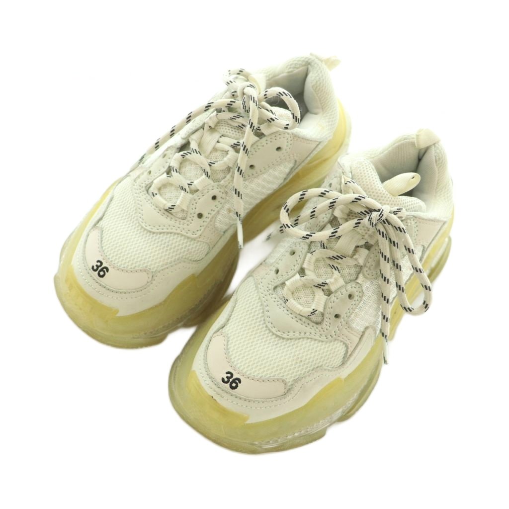 人気】BALENCIAGA バレンシアガ トリプルS スニーカー 35 白