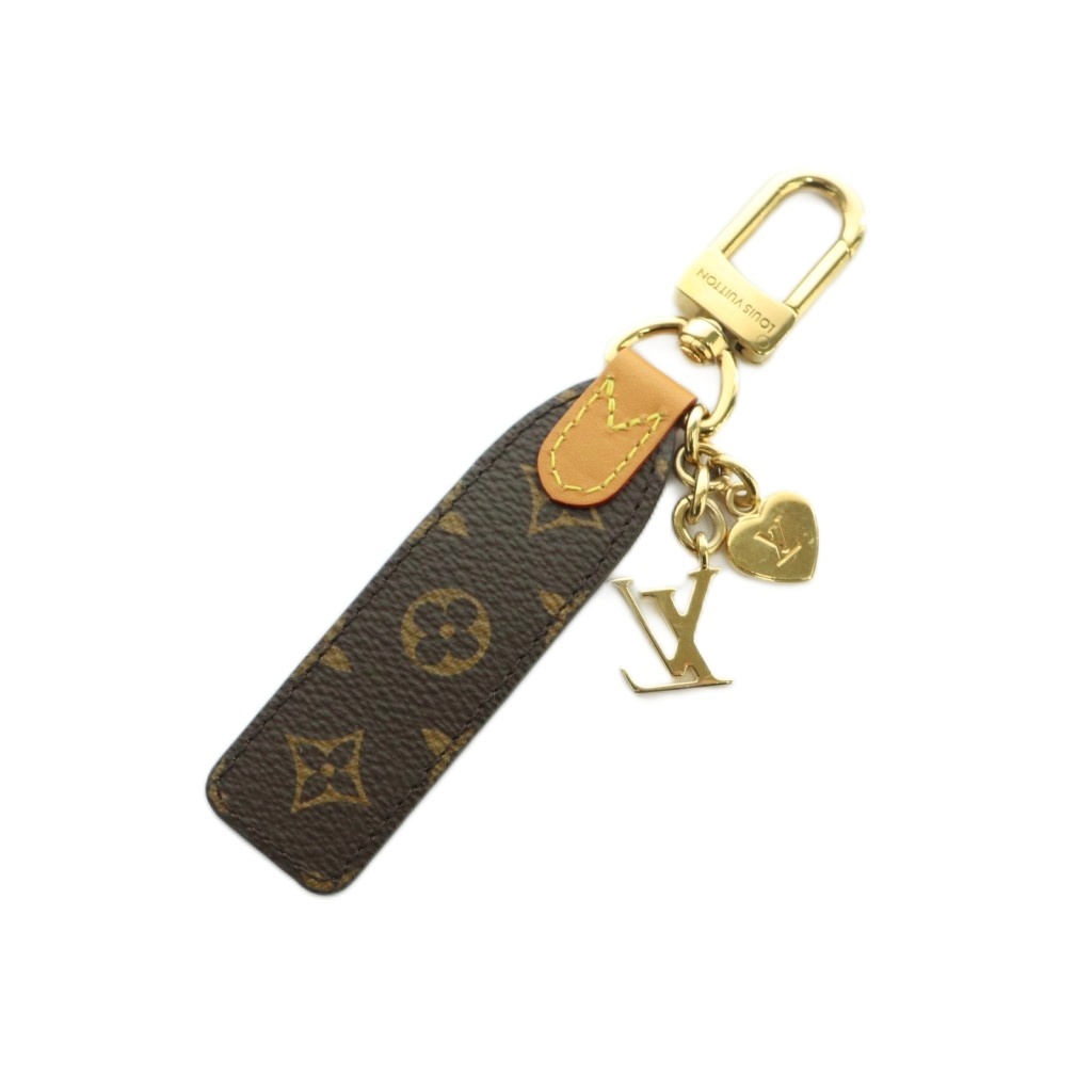 【中古】ルイヴィトン 25年 キーホルダー・LV チェリシュド キャンバス レザー モノグラム柄 茶 M01184 レディース ルイヴィトン LOUIS VUITTON 25年 キーホルダー・LV チェリシュド