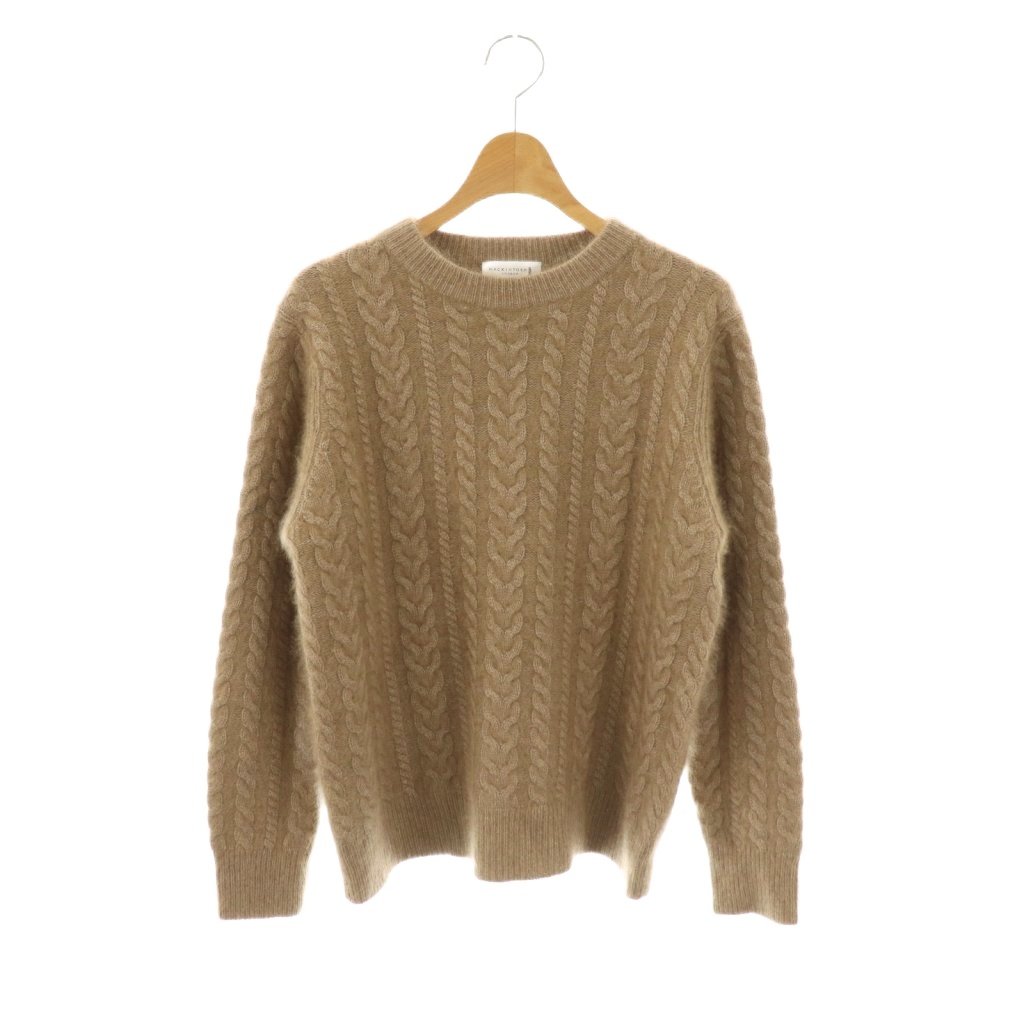 美品 MACKINTOSH LONDON ラクーンウール ケーブルニットセーター マッキントッシュ ロンドン MACKINTOSH LONDON ラクーン ケーブル編み