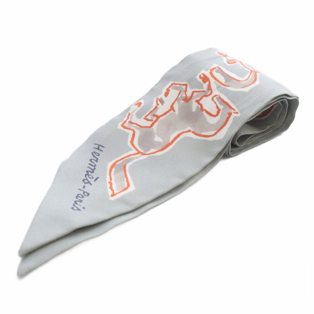 エルメス HERMES ツイリー CHEVAUX EN LIBERTE 自由の馬 スカーフ 総柄  