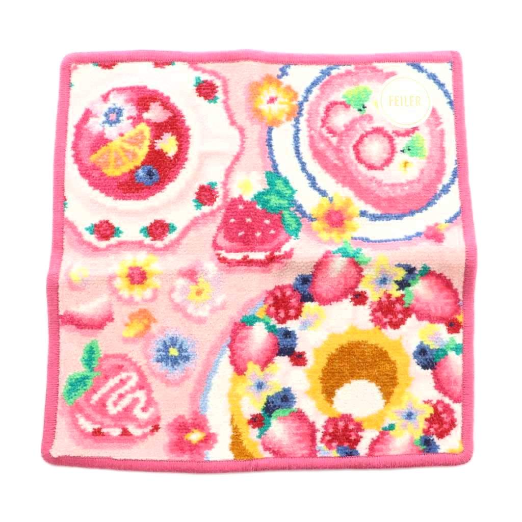 フェイラー タオルハンカチ　ストロベリーティータイム Amazon | 【1I8025012525713】ストロベリーティータイム ハンカチ