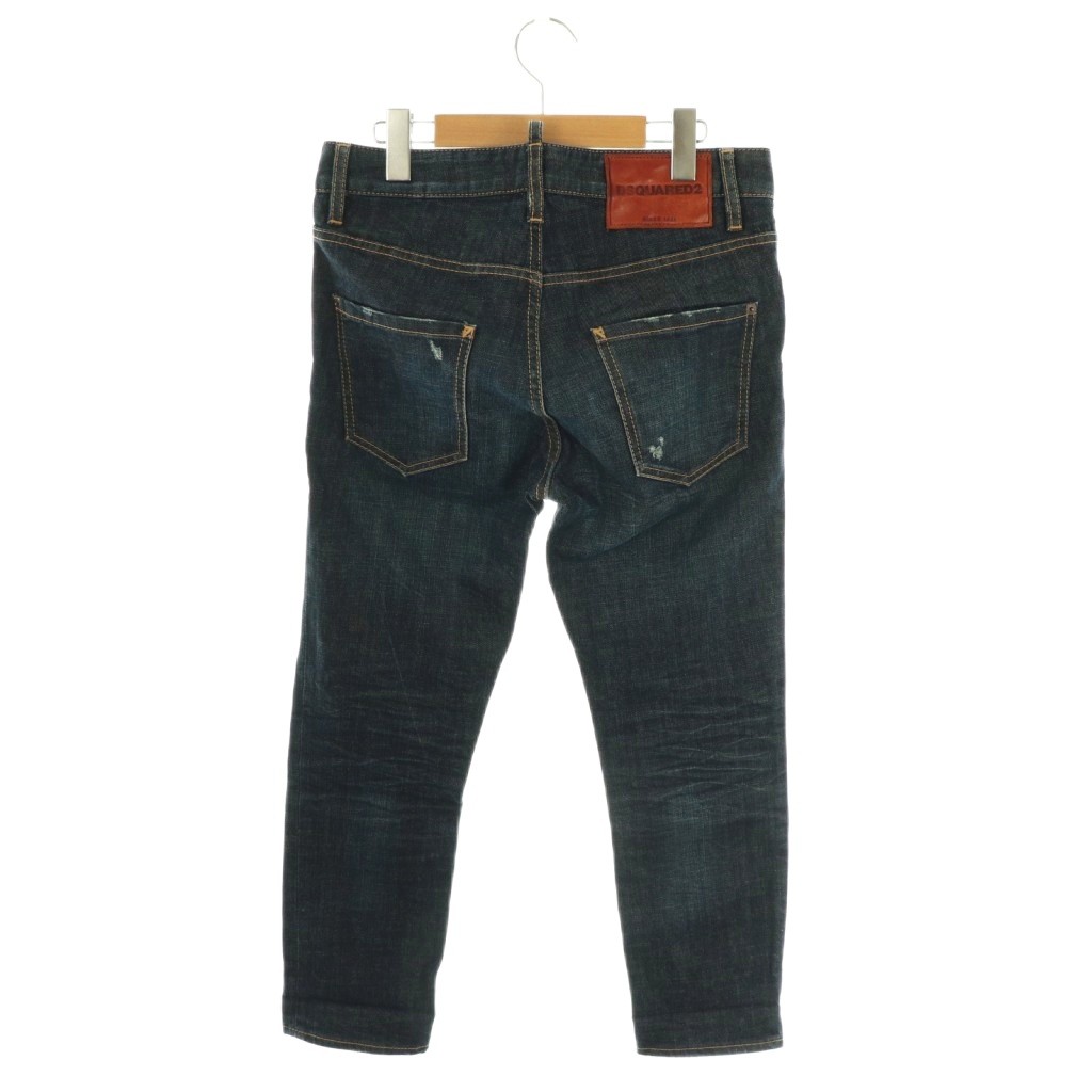 ディースクエアード DSQUARED2 デニムスキニーパンツ ジーンズ ボタン  