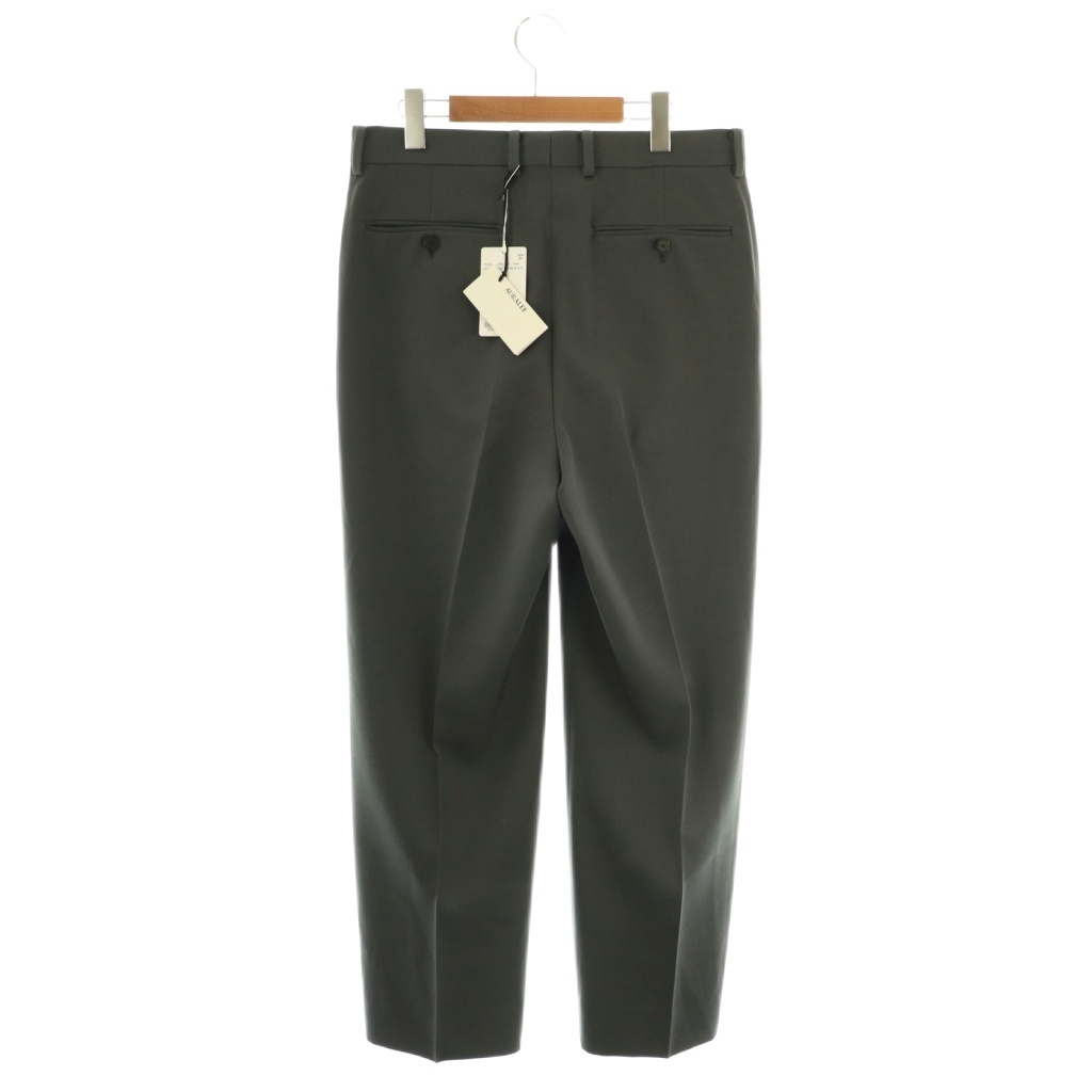 未使用品 オーラリー AURALEE 25AW LIGHT WOOL MAX GABARDINE TWO-TUCK 