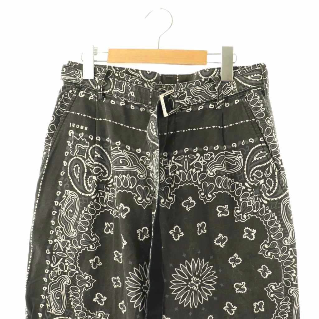 サカイ sacai 22-02691MBandana Print Pantsパンツ ストレート