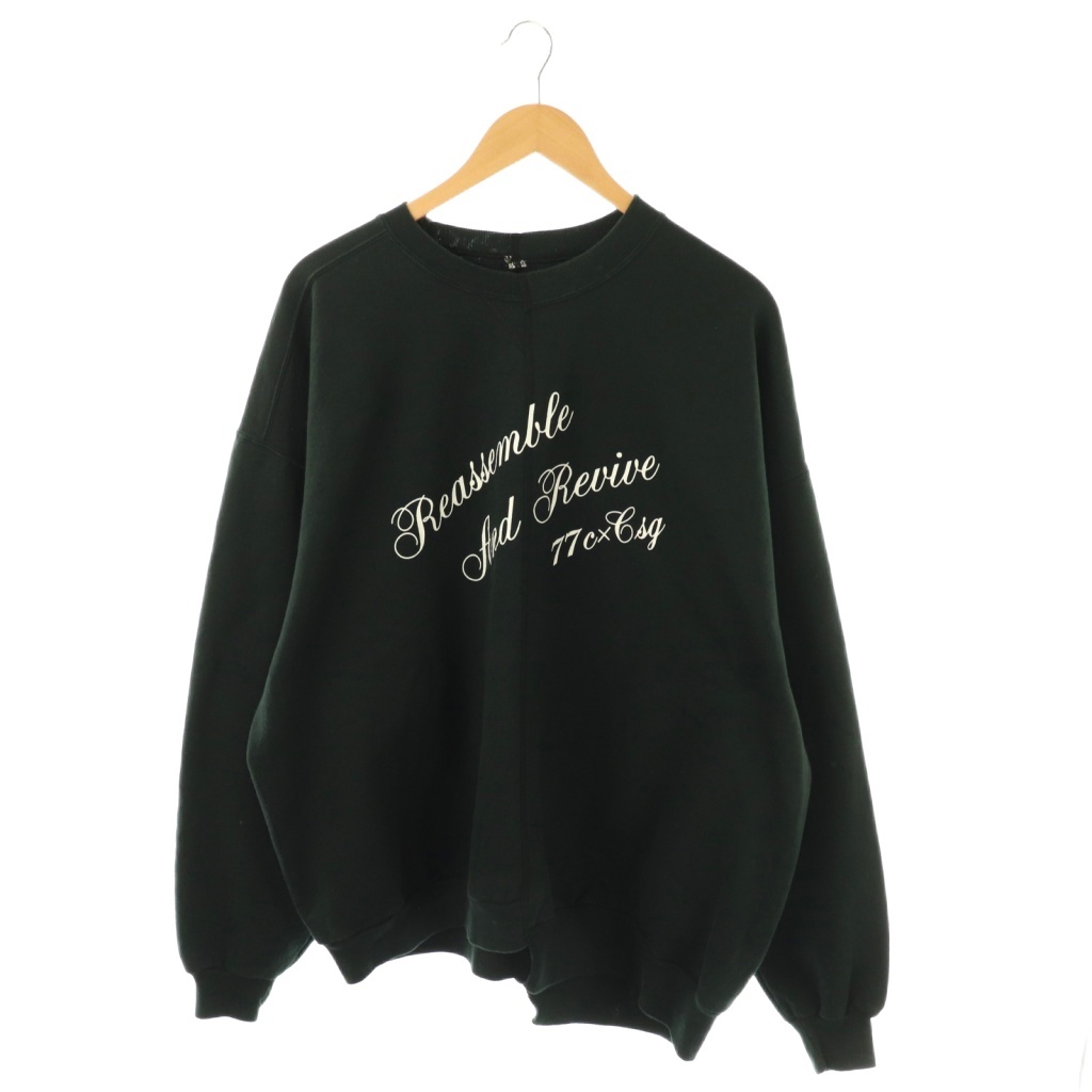 Curensology 77circa ヴィンテージスウェット カレンソロジー Curensology ×77circa ヴィンテージ風スウェット プル