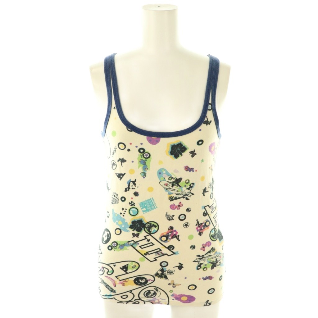 HYSTERIC GLAMOURヒステリックグラマー総柄キャミソールタンクトップ HYSTERIC GLAMOUR 総柄 タンクトップ HYSTERIC GLAMOUR◇キャミソール