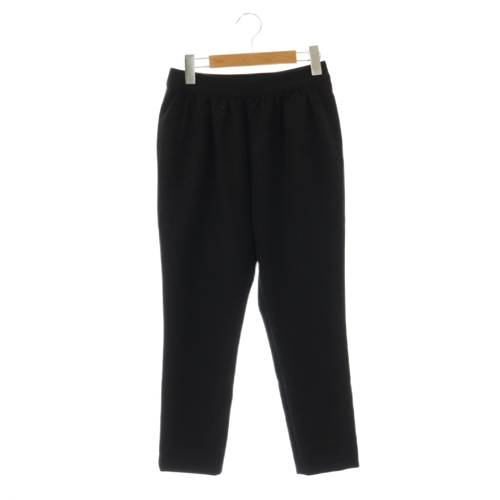 ヨーコチャン YOKO CHAN ハイウエストギャザーパンツ テーパード 36