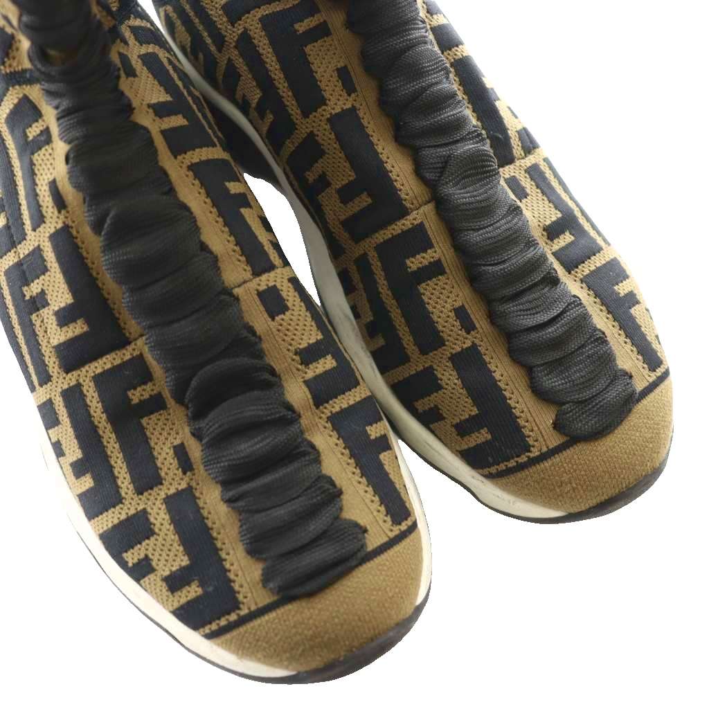 フェンディ FENDI ロココ Rockoko ソックススニーカー ハイカット 38 