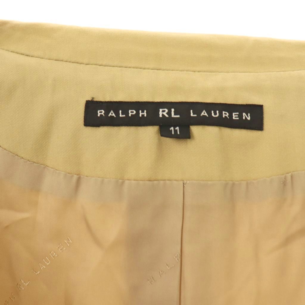 ラルフローレン RALPH LAUREN スプリングコート ロング 11 ベージュ /DF ■OS レディース