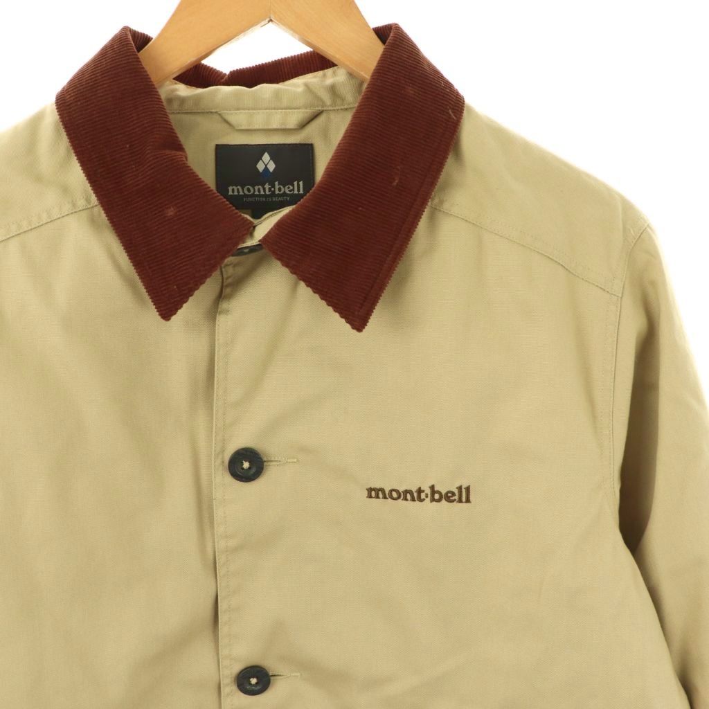 モンベル Montbell キャンバスカントリーダウンジャケット ジップ