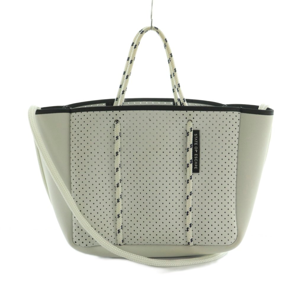 STATE OF ESCAPE ハンドバッグ 2WAY ポーチ付き 美品STATE OP ESCAPE