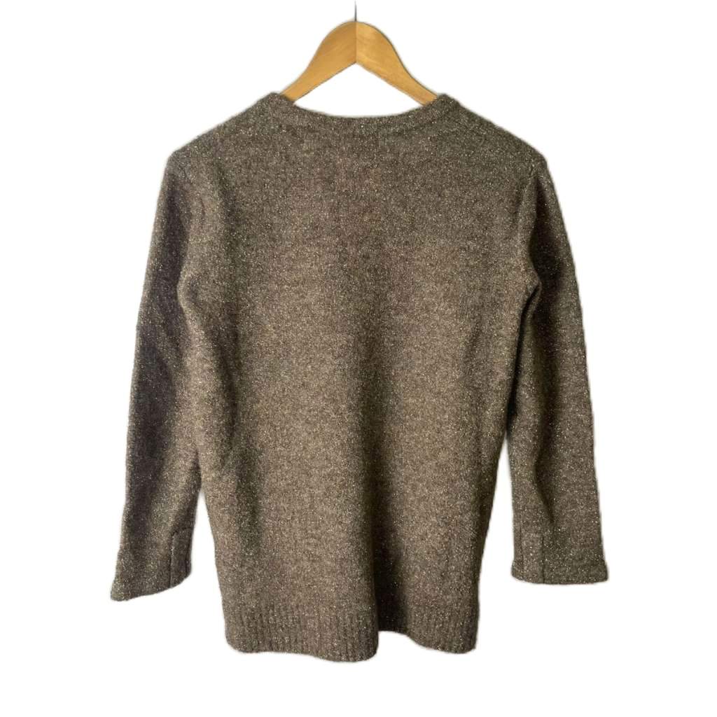 イエナ IENA EYESラメポケット付きカーディガン  ニットカーディガン カーディガン ブラウン■SH レディース