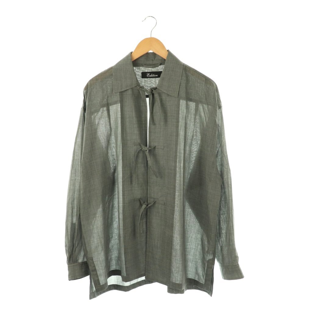 エディション Edition トゥモローランド WOOL LAWN シャツジャケット 