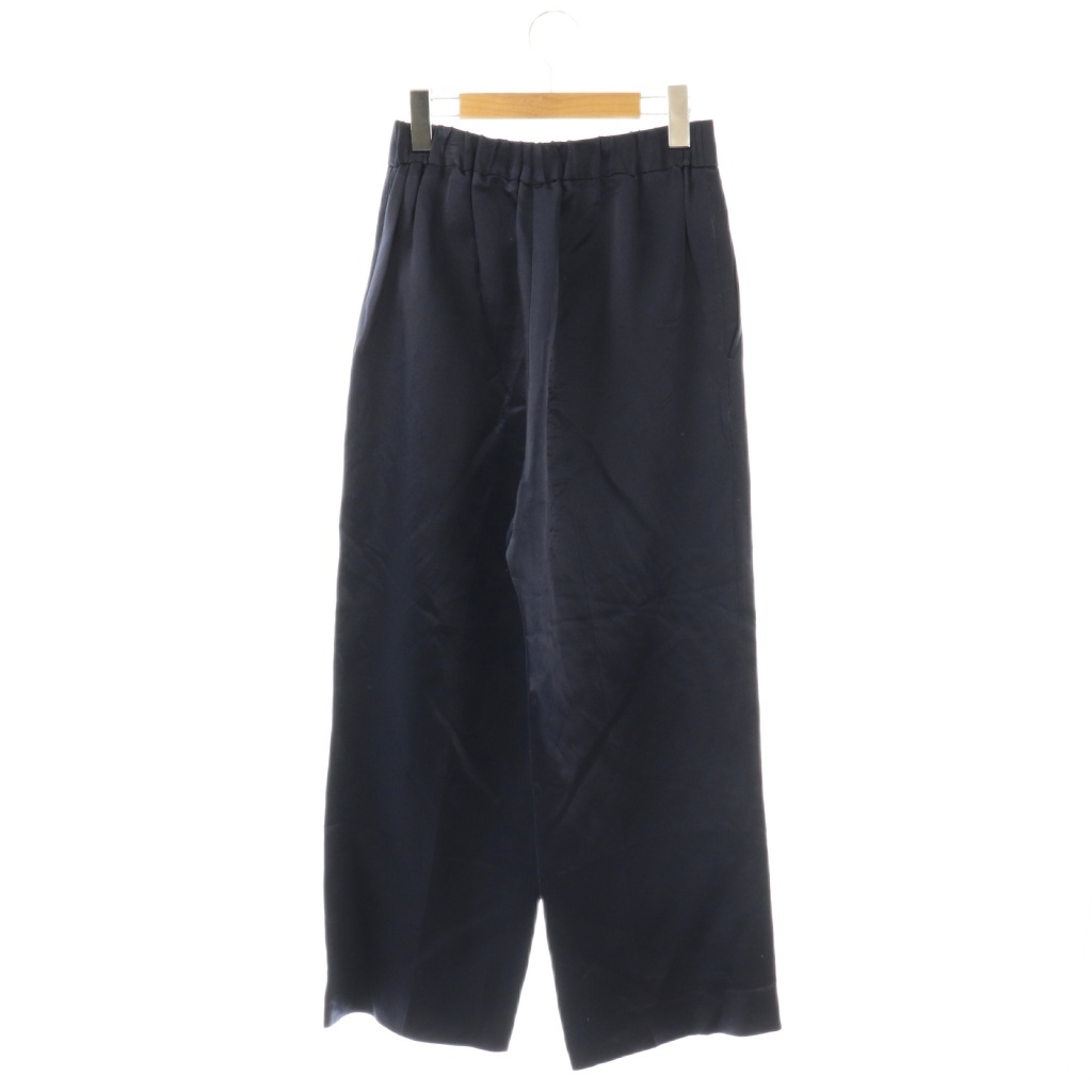 ブラミンク BLAMINK シルクリネンパンツ タック ジッパーフライ 36  