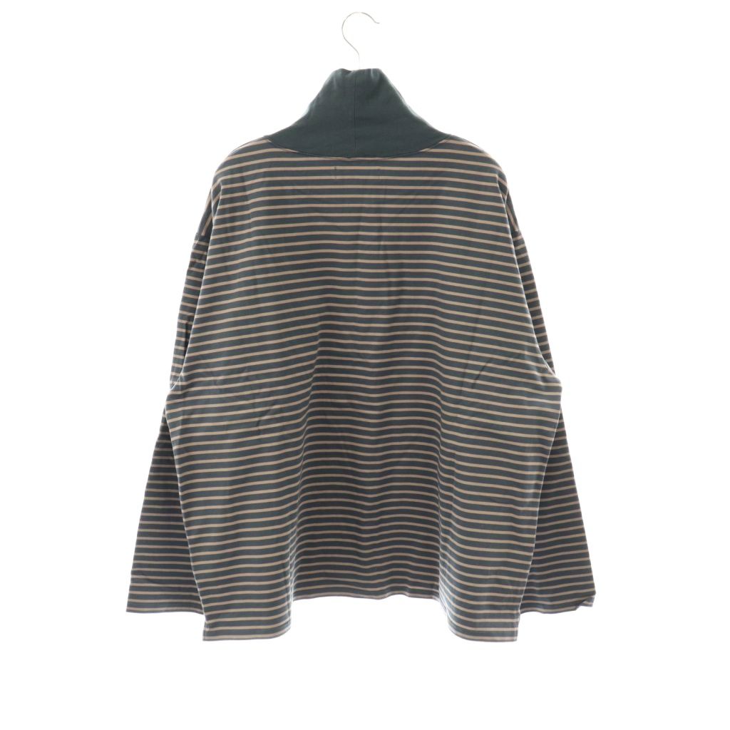 マーカ marka LOOSE NECK TEE L/S ボーダー カットソー Tシャツ 長袖 2 