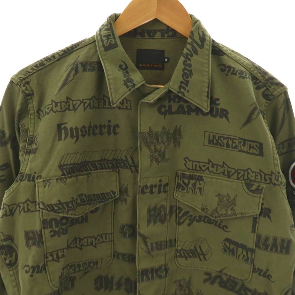 ヒステリックグラマー HYSTERIC GLAMOUR 02173AH14 METAL LOGOL/S