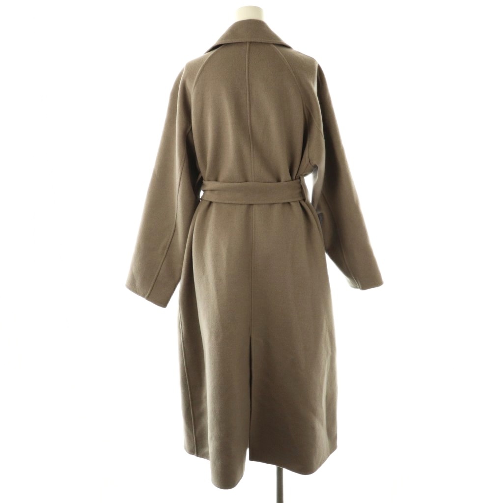 プラステ PLST ウールブレンドリバーロングコート S ココア /ES □OS