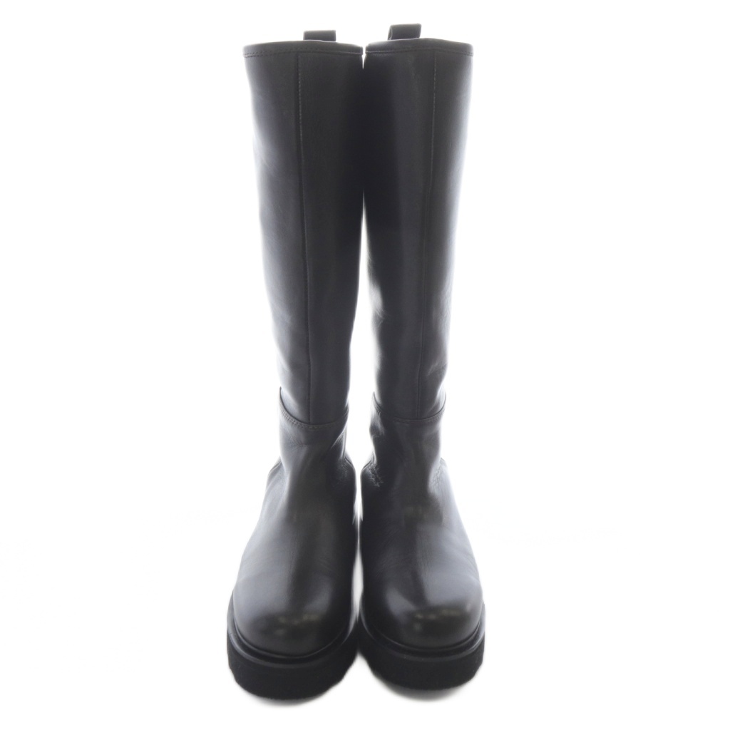 カミナンド caminando RIDING LONG BOOTS ロングブーツ レザー 8 黒