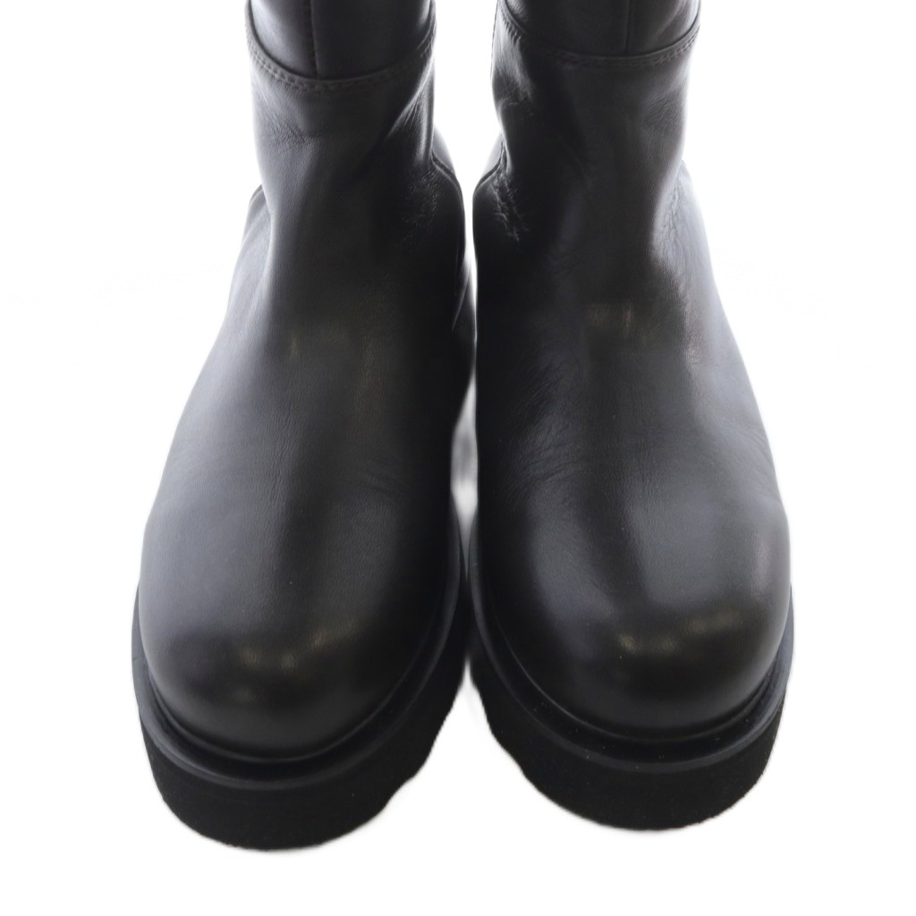 カミナンド caminando RIDING LONG BOOTS ロングブーツ レザー 8 黒