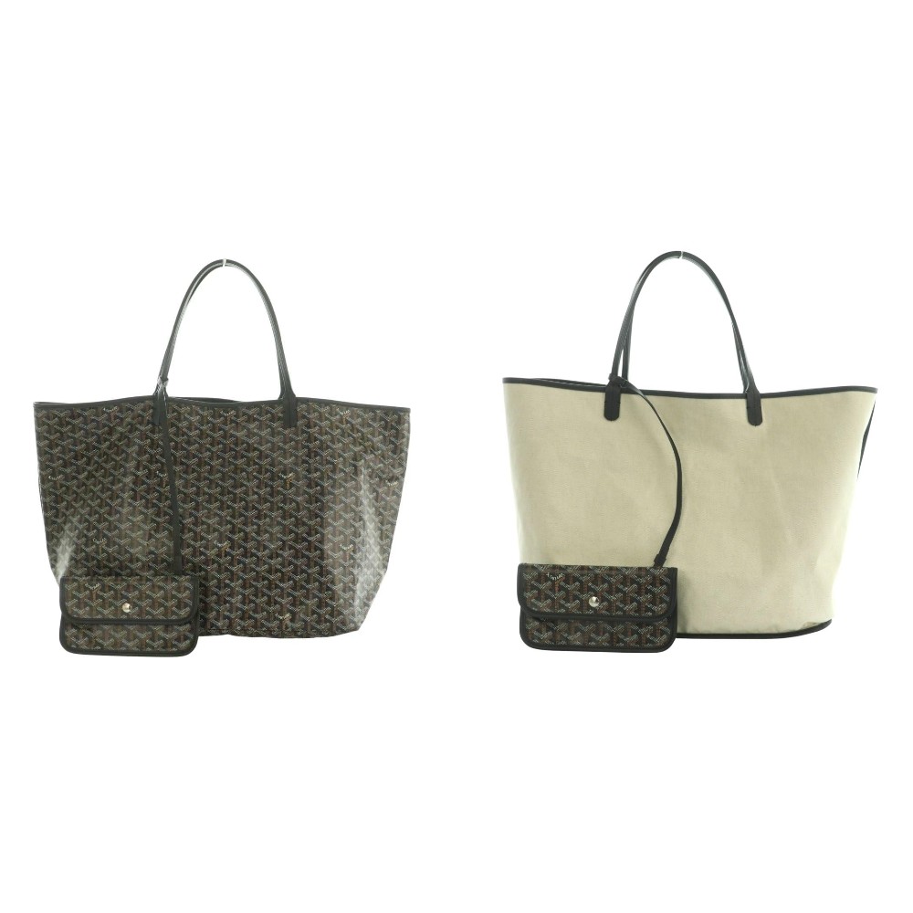 ゴヤール GOYARD サンルイGM バッグ リバーシブル トート ポーチ付き 