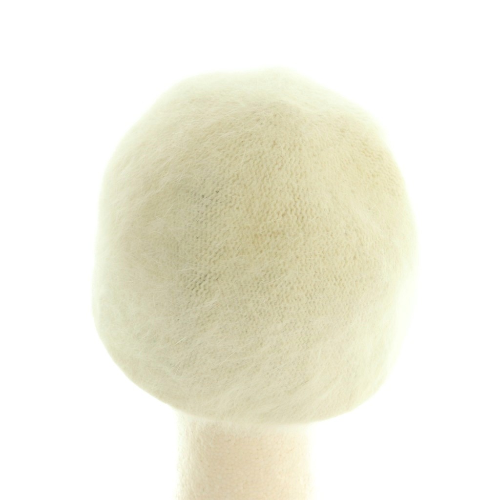 未使用品 キシダミキ KISHIDAMIKI angola cap キャップ 帽子 アンゴラ 