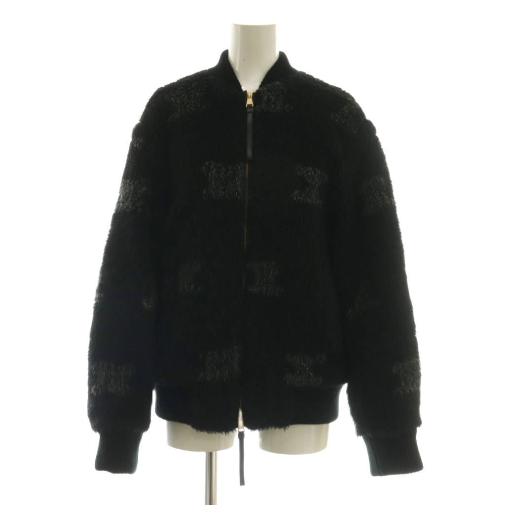 マックスマーラ MAX MARA ロゴテディボアブルゾン ジャケット ラメ 38